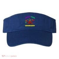 Whos Your Crawdaddy Crawfish Jester Beads Funny Mardi Gras Meaningful Gift Visor thumb 0
