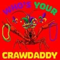 Whos Your Crawdaddy Crawfish Jester Beads Funny Mardi Gras Meaningful Gift Santa Hat thumb 1