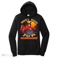 Who's Your Crawdaddy Cajun Crawfish Lobster Foodie Dad Cool Gift Women's Hoodie thumb 0
