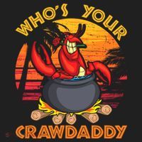 Who's Your Crawdaddy Cajun Crawfish Lobster Foodie Dad Cool Gift Hat thumb 2