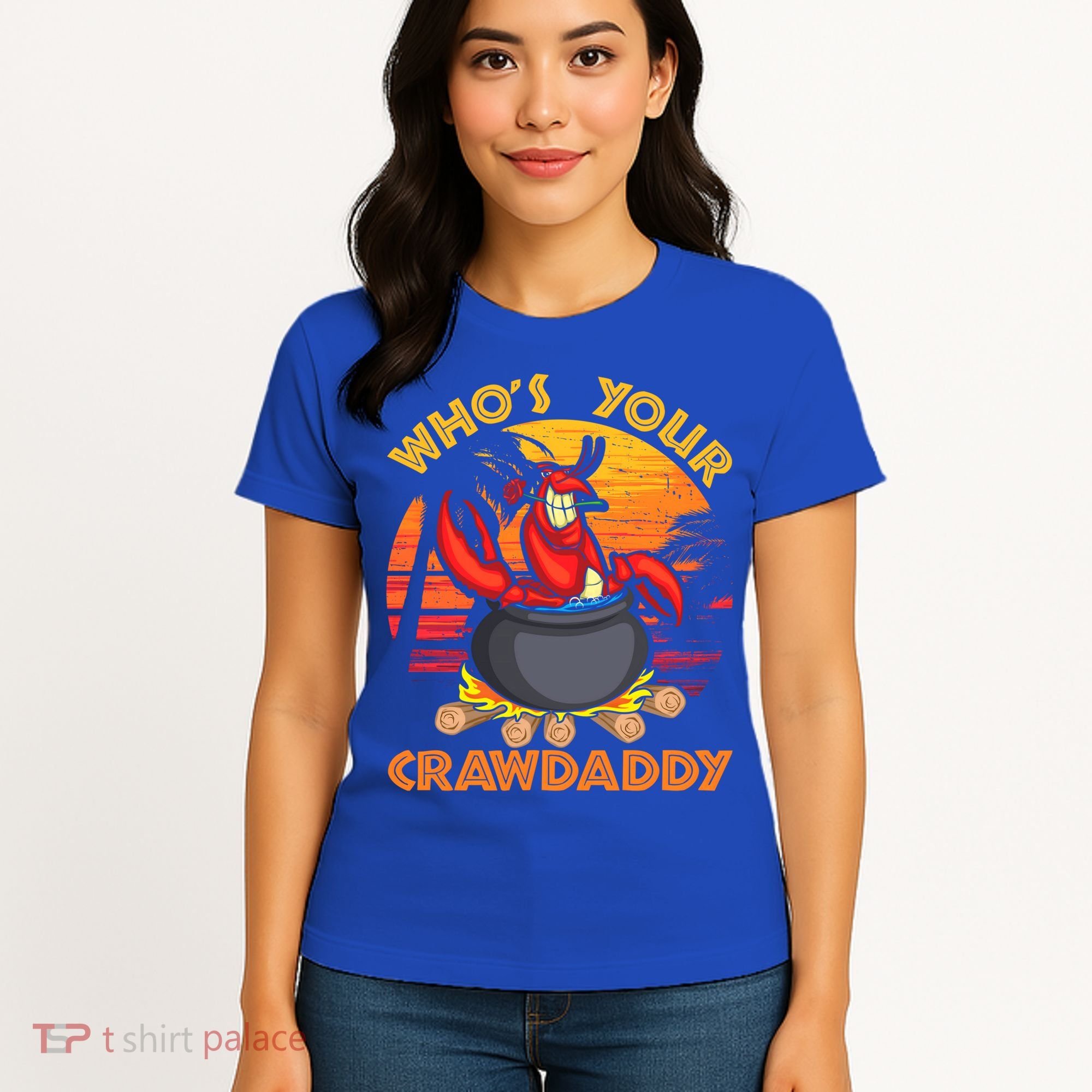 Who's Your Crawdaddy Cajun Crawfish Lobster Foodie Dad Cool Gift Women's T-Shirt