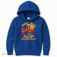 Who's Your Crawdaddy Cajun Crawfish Lobster Foodie Dad Cool Gift Kids Hoodie thumb 0