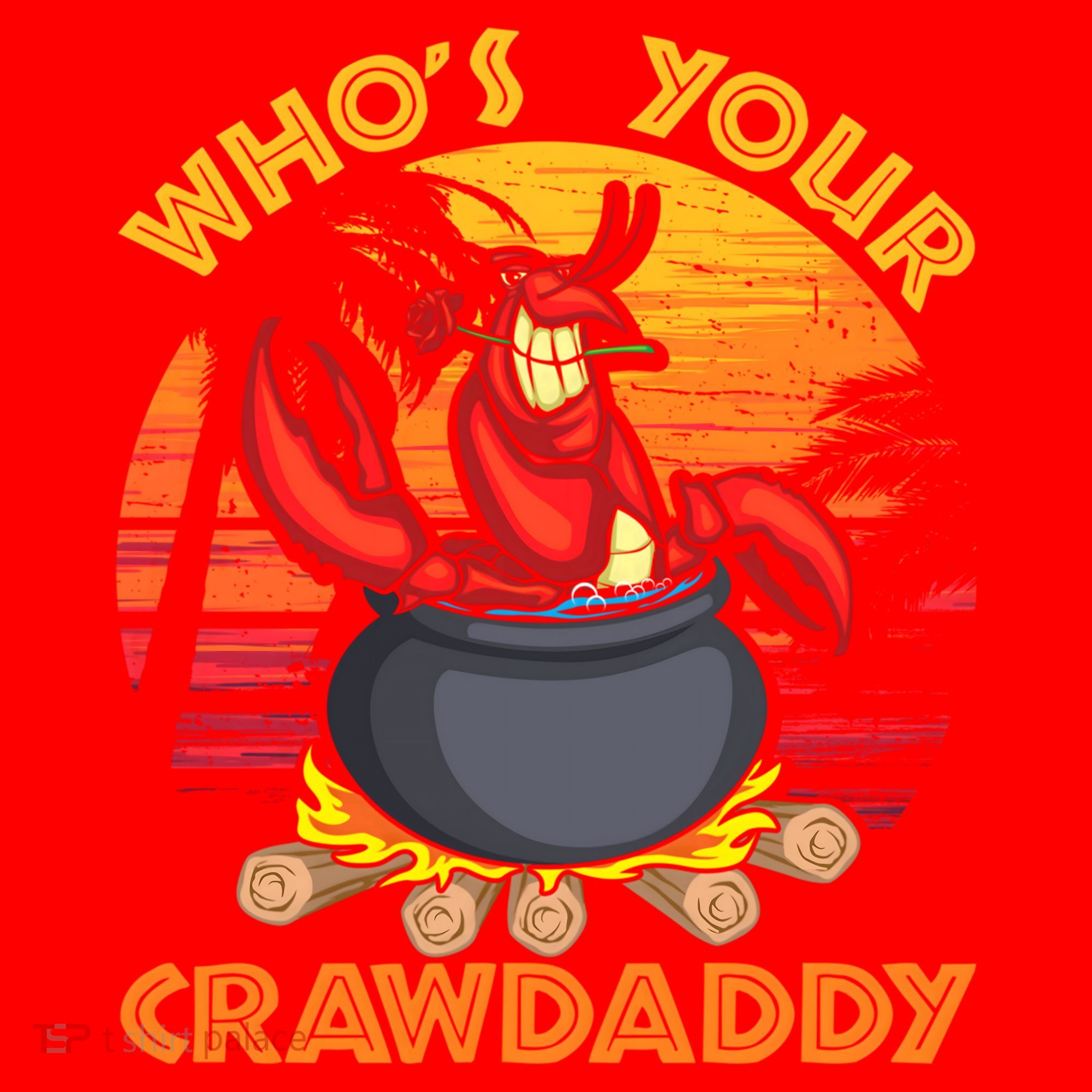 Who's Your Crawdaddy Cajun Crawfish Lobster Foodie Dad Cool Gift Santa Hat