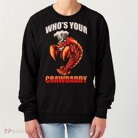 Who's Your Crawdaddy Crawfish Boil Crayfish Cajun Crawdad Cool Gift Women's Sweatshirt thumb 0