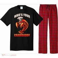 Who's Your Crawdaddy Crawfish Boil Crayfish Cajun Crawdad Cool Gift Pajama Set thumb 0
