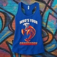 Who's Your Crawdaddy Crawfish Boil Crayfish Cajun Crawdad Cool Gift Women's Tank Top thumb 3
