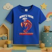 Who's Your Crawdaddy Crawfish Boil Crayfish Cajun Crawdad Cool Gift Toddler T-Shirt thumb 3