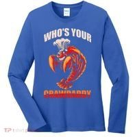 Who's Your Crawdaddy Crawfish Boil Crayfish Cajun Crawdad Cool Gift Women's Long Sleeve Shirt thumb 0
