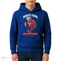 Who's Your Crawdaddy Crawfish Boil Crayfish Cajun Crawdad Cool Gift Kids Hoodie thumb 4