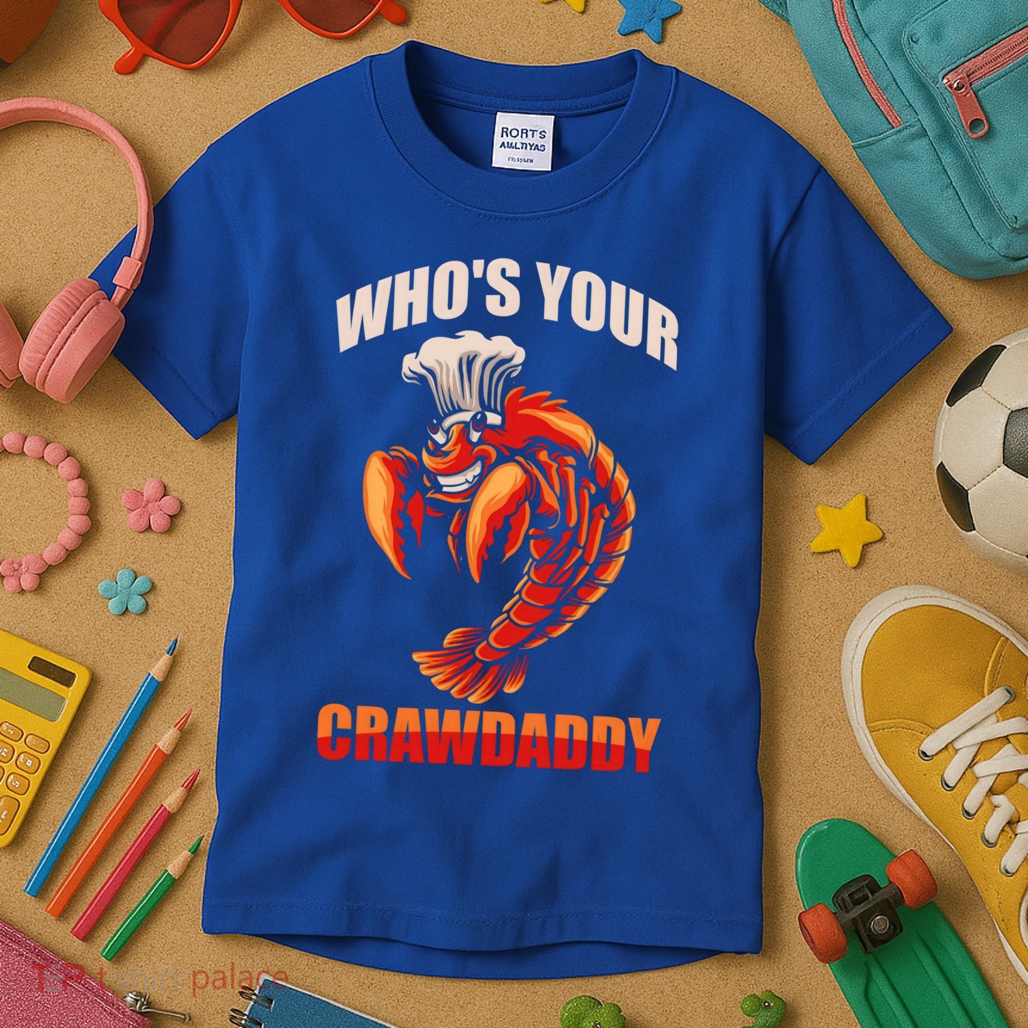 Who's Your Crawdaddy Crawfish Boil Crayfish Cajun Crawdad Cool Gift Kids T-Shirt