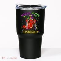 Whos Your Crawdaddy Crawfish Jester Beads Funny Mardi Gras Tumbler thumb 0
