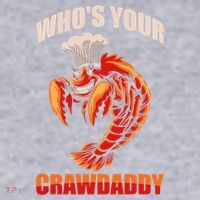 Who's Your Crawdaddy Crawfish Boil Crayfish Cajun Crawdad Meaningful Gift Women's Racerback Cropped Tank thumb 2