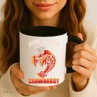Who's Your Crawdaddy Crawfish Boil Crayfish Cajun Crawdad Meaningful Gift Coffee Mug thumb 3