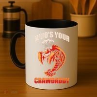 Who's Your Crawdaddy Crawfish Boil Crayfish Cajun Crawdad Meaningful Gift Coffee Mug thumb 4