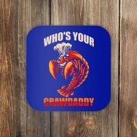 Who's Your Crawdaddy Crawfish Boil Crayfish Cajun Crawdad Meaningful Gift Coaster thumb 0