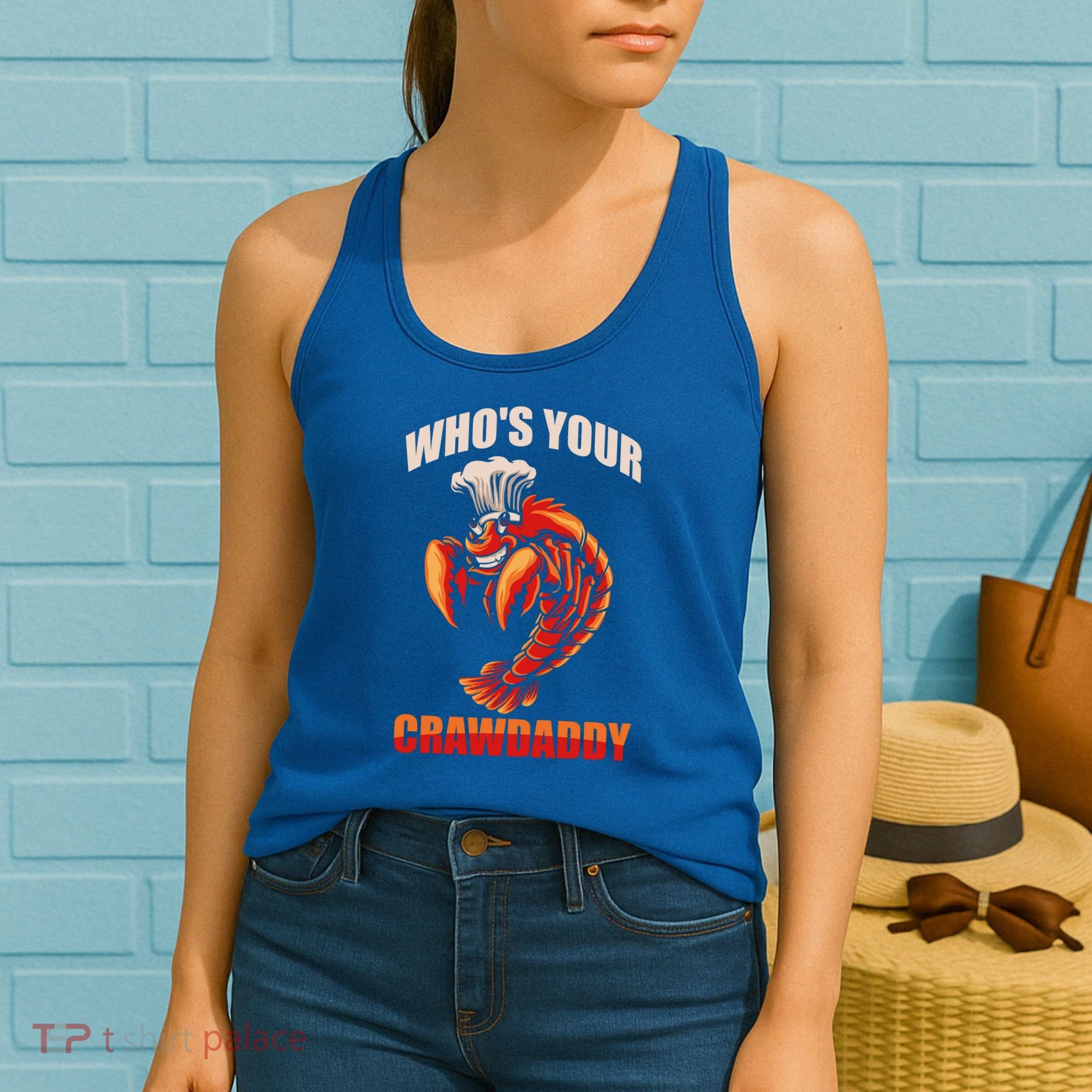 Who's Your Crawdaddy Crawfish Boil Crayfish Cajun Crawdad Meaningful Gift Women's Tank Top