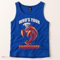 Who's Your Crawdaddy Crawfish Boil Crayfish Cajun Crawdad Meaningful Gift Tank Top thumb 2
