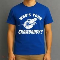 Who's Your Crawdaddy Funny Crawfish Seafood Lobster Lover Gift T-Shirt thumb 3
