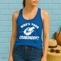 Who's Your Crawdaddy Funny Crawfish Seafood Lobster Lover Gift Women's Tank Top thumb 2