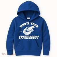 Who's Your Crawdaddy Funny Crawfish Seafood Lobster Lover Gift Kids Hoodie thumb 0