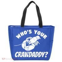 Who's Your Crawdaddy Funny Crawfish Seafood Lobster Lover Gift Tote Bag thumb 0