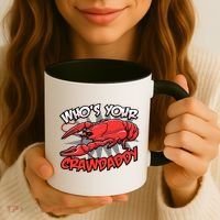 Who's Your Crawdaddy Funny New Orleans Crawfish Novelty Gift Cool Gift Coffee Mug thumb 3
