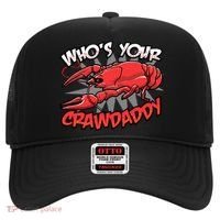 Who's Your Crawdaddy Funny New Orleans Crawfish Novelty Gift Cool Gift Hat thumb 0