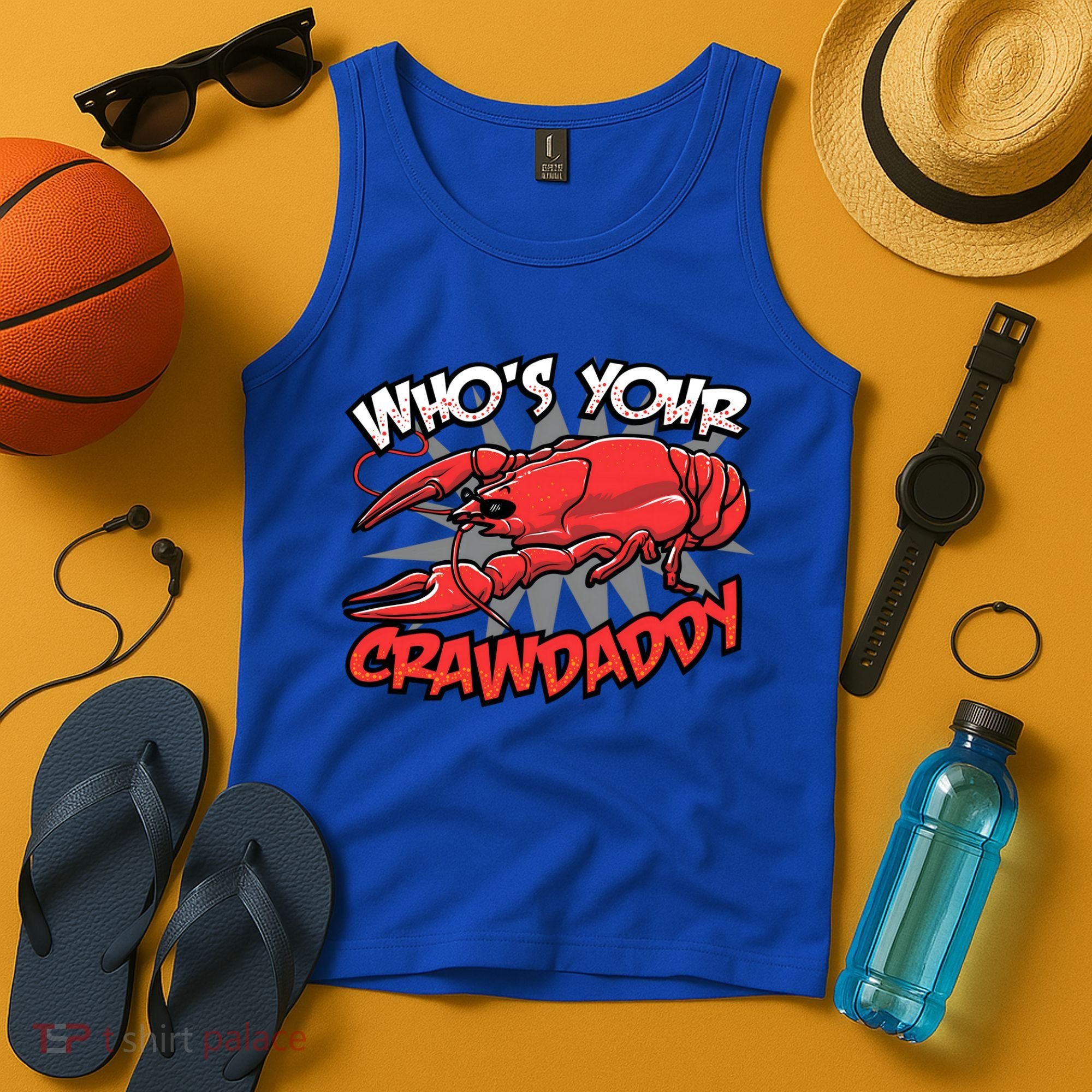 Who's Your Crawdaddy Funny New Orleans Crawfish Novelty Gift Cool Gift Tank Top