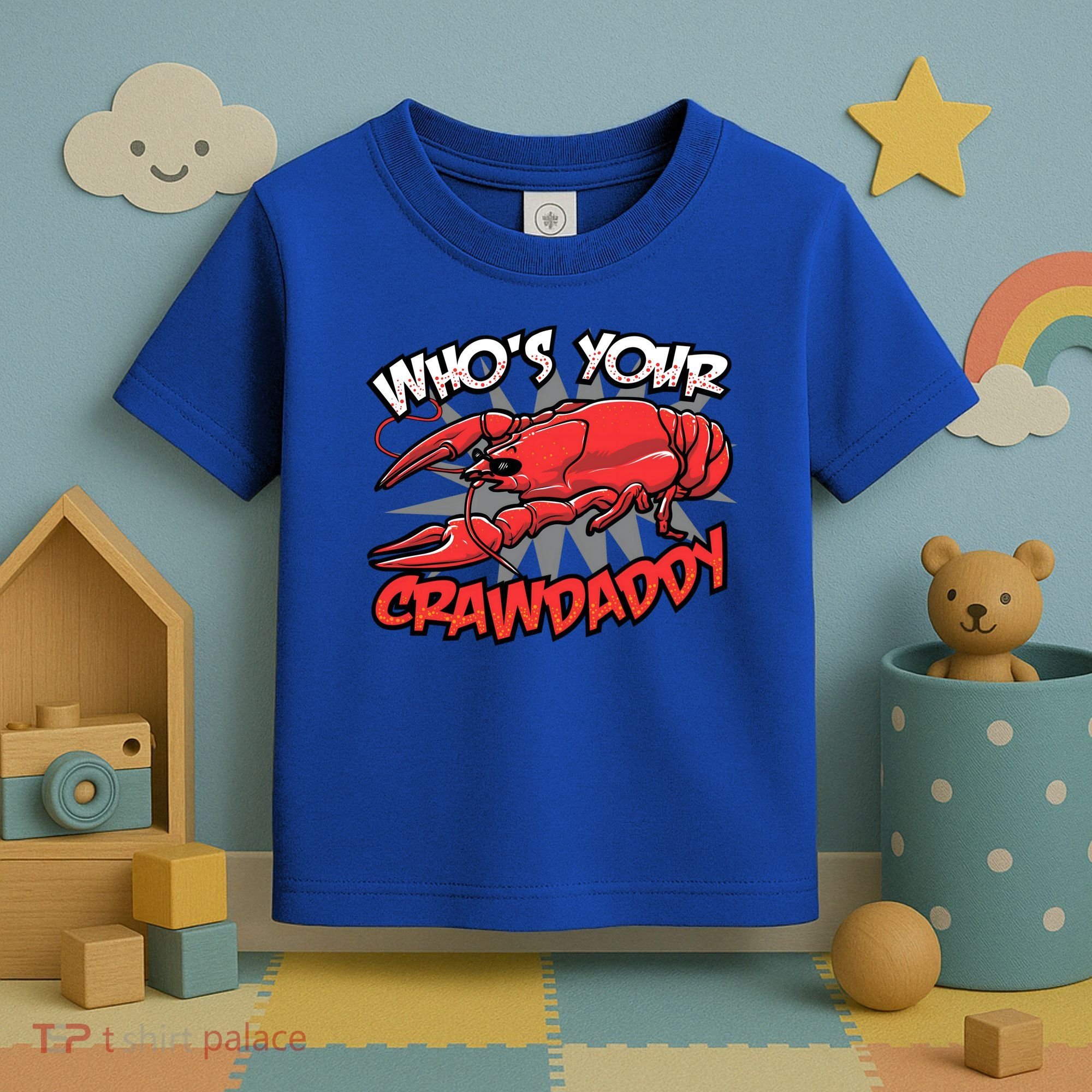 Who's Your Crawdaddy Funny New Orleans Crawfish Novelty Gift Cool Gift Toddler T-Shirt