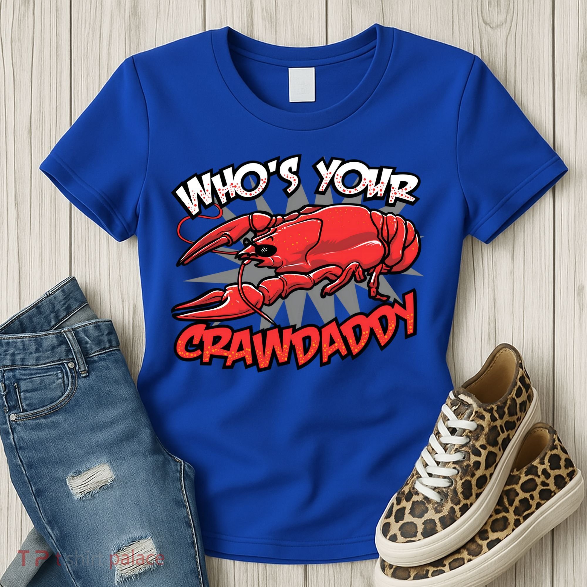 Who's Your Crawdaddy Funny New Orleans Crawfish Novelty Gift Cool Gift Women's T-Shirt