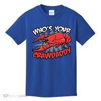 Who's Your Crawdaddy Funny New Orleans Crawfish Novelty Gift Cool Gift Kids T-Shirt thumb 0