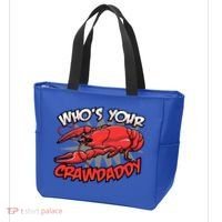 Who's Your Crawdaddy Funny New Orleans Crawfish Novelty Gift Cool Gift Tote Bag thumb 3