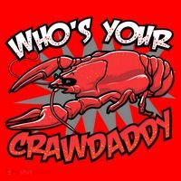 Who's Your Crawdaddy Funny New Orleans Crawfish Novelty Gift Cool Gift Santa Hat thumb 1