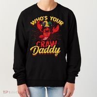 Who's Your Crawdaddy (Mardi Gras) – Crawfish Costume Funny Gift Women's Sweatshirt thumb 0