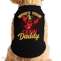 Who's Your Crawdaddy (Mardi Gras) – Crawfish Costume Funny Gift Doggie Tank thumb 0