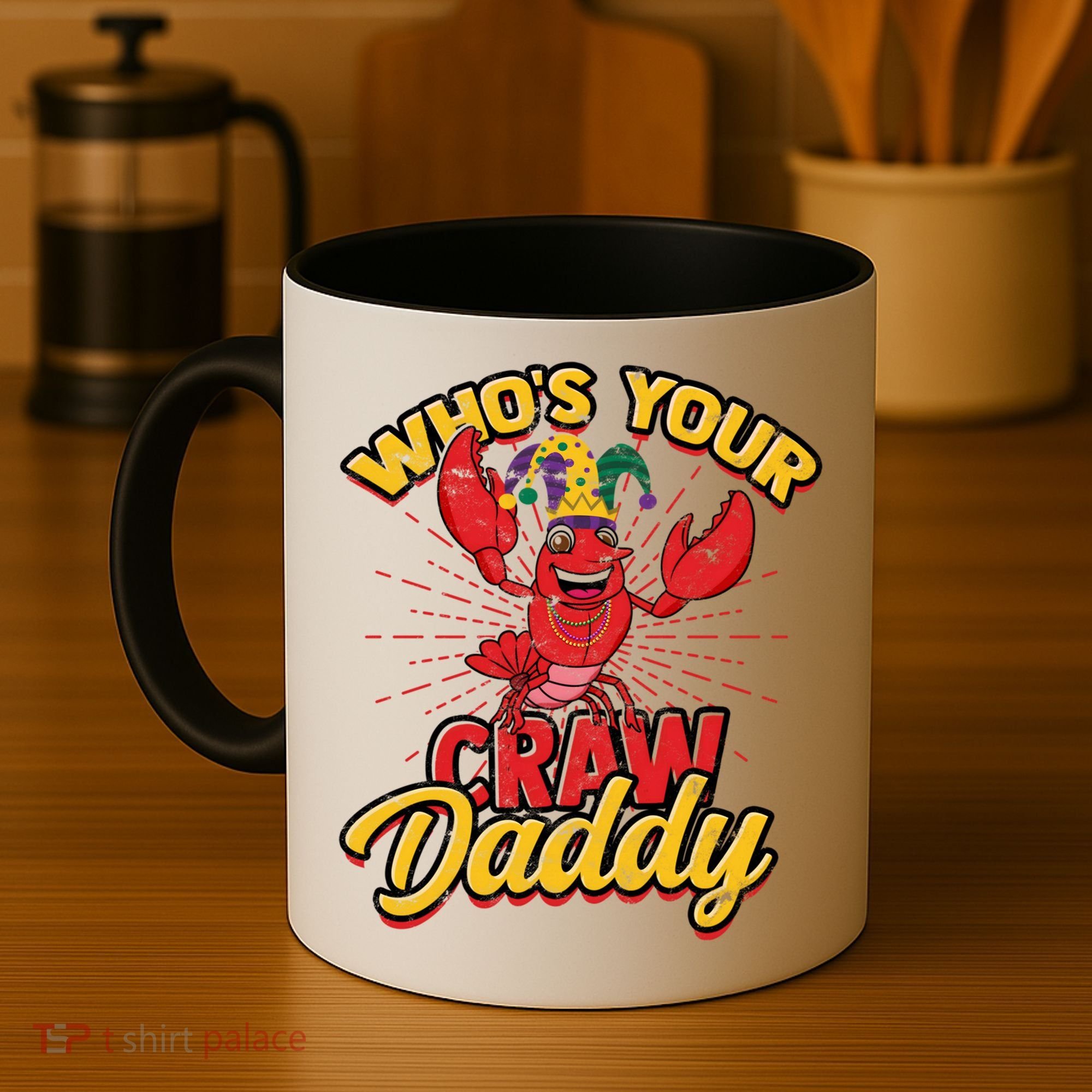 Who's Your Crawdaddy (Mardi Gras) – Crawfish Costume Funny Gift Coffee Mug
