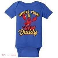 Who's Your Crawdaddy (Mardi Gras) – Crawfish Costume Funny Gift Baby Bodysuit thumb 0
