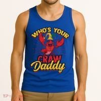 Who's Your Crawdaddy (Mardi Gras) – Crawfish Costume Funny Gift Tank Top thumb 3
