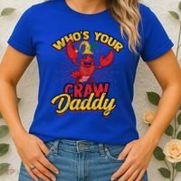 Who's Your Crawdaddy (Mardi Gras) – Crawfish Costume Funny Gift Women's T-Shirt thumb 2