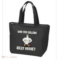 Who You Calling Silly Goose Funny Gym Meme Tote Bag thumb 3