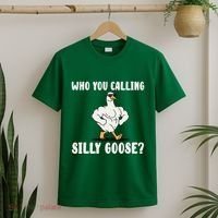 Who You Calling Silly Goose Funny Gym Meme T-Shirt thumb 2