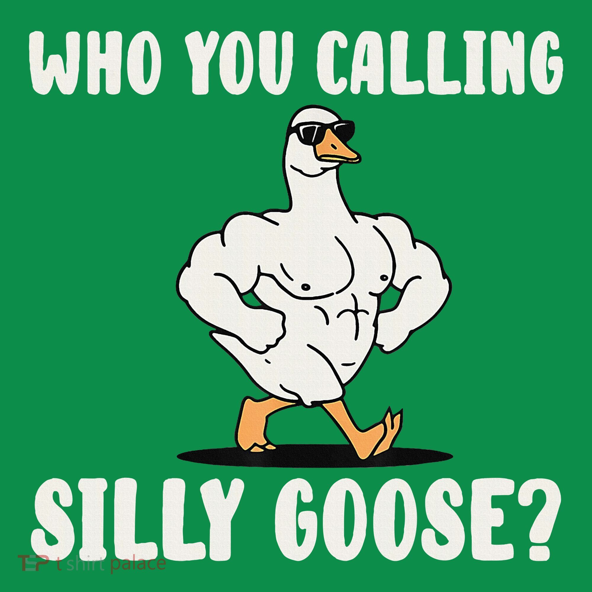 Who You Calling Silly Goose Funny Gym Meme Mousepad