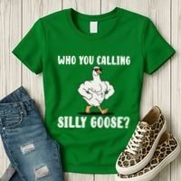 Who You Calling Silly Goose Funny Gym Meme Women's T-Shirt thumb 3