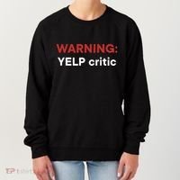Warning Yelp Critic Funny Women's Sweatshirt thumb 0