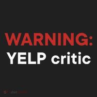 Warning Yelp Critic Funny Beanie thumb 2