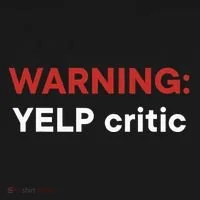 Warning Yelp Critic Funny Ornament thumb 1