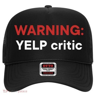 Warning Yelp Critic Funny Hat