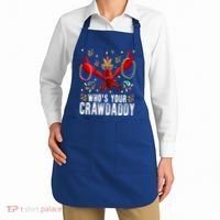 Whos Your Crawdaddy Mardi Gras Crawfish Jester Beads Funny Gift Apron thumb 2