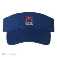 Whos Your Crawdaddy Mardi Gras Crawfish Jester Beads Funny Gift Visor thumb 0