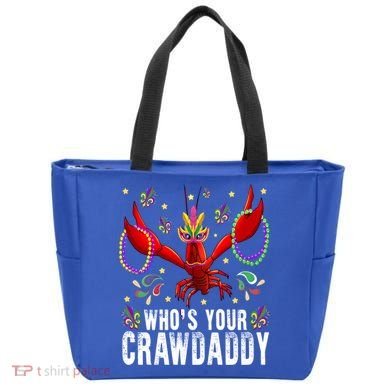 Whos Your Crawdaddy Mardi Gras Crawfish Jester Beads Funny Gift Tote Bag